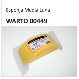 Esponja Media Luna WARTO 00449