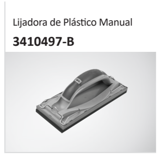 Lijadora de Plástico Manual 3410497-B