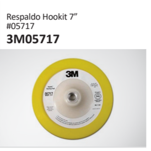 Respaldo Hookit 7”#05717 3M05717