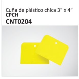 Cuña de plás??co chica 3” x 4”CPCHCNT0204