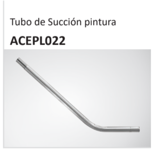 Tubo de Succión pinturaACEPL022