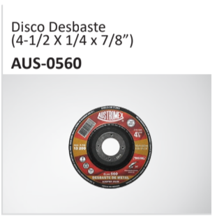 Disco Desbaste(4-12 X 14 x 78”) AUS-0560
