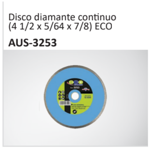 Disco diamante continuo(4 12 x 564 x 78) ECOAUS-3253