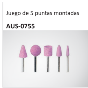 Juego de 5 puntas montadasAUS-0755