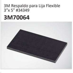 3M Respaldo para Lija Flexible3”x 5” #34349 3M70064