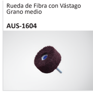 Rueda de Fibra con VástagoGrano medioAUS-1604