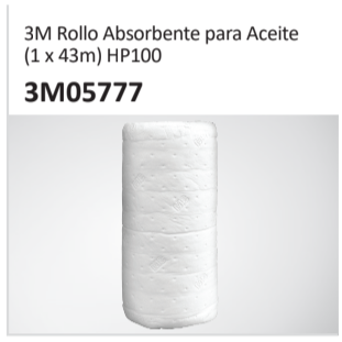 3M Rollo Absorbente para Aceite HP100 3M05777