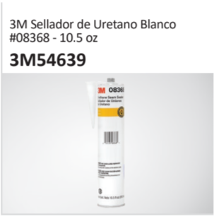 3M Sellador de Uretano Blanco #08368 - 10.5 oz 3M54639