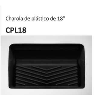 Charola de plástico de 18”CPL18