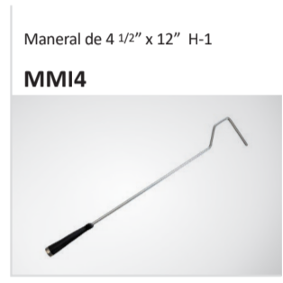 Maneral de 4 12” x 12” H-1MMI4