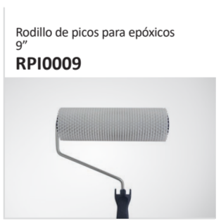 Rodillo de picos para epóxicos9”RPI0009