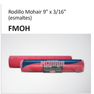 Rodillo Mohair 9” x 316”(esmaltes)FMOH