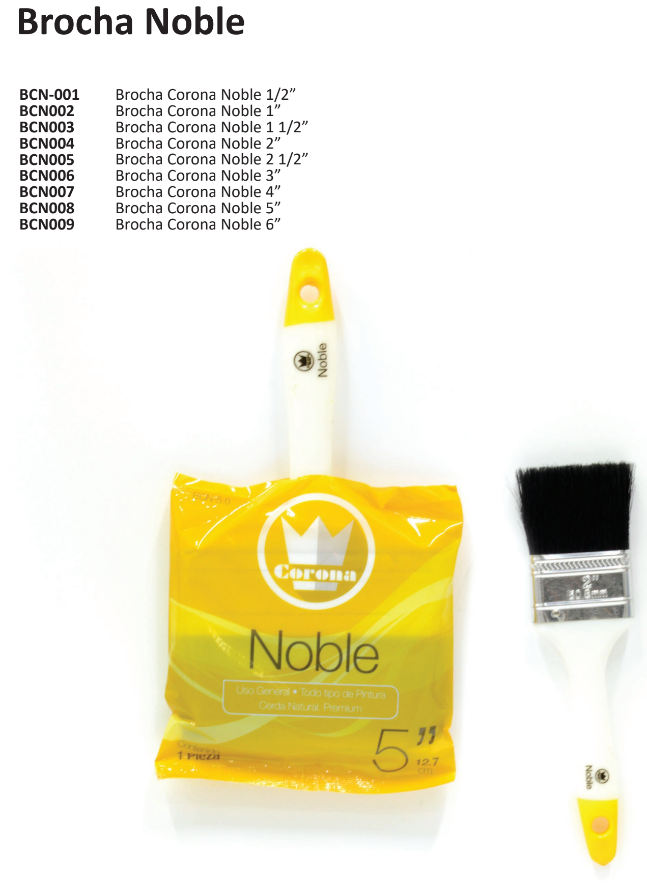 zz Brocha Corona Noble