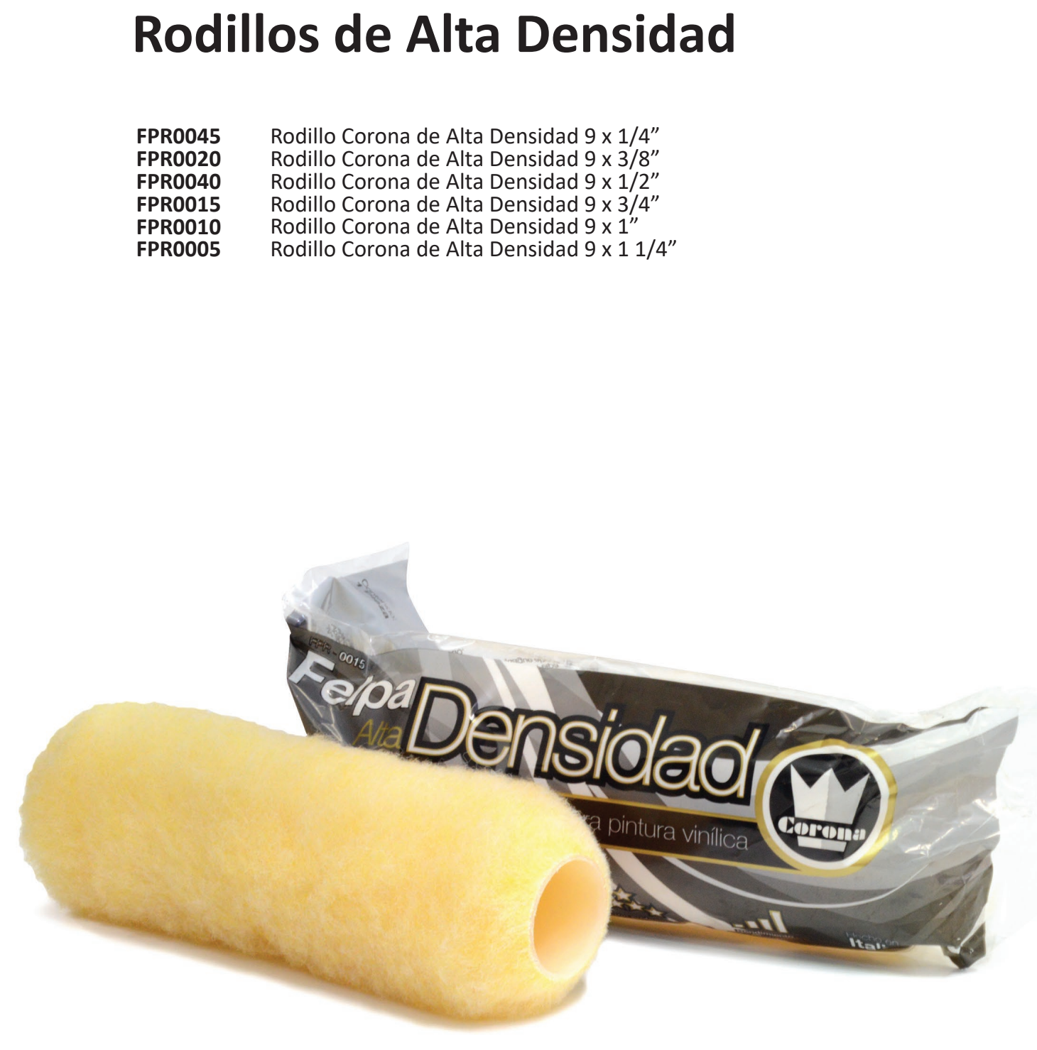 zz Rodillos de Alta Densidad