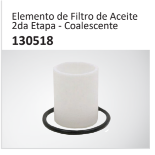 Elemento de Filtro de Aceite2da Etapa - Coalescente130518