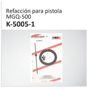 Refacción para pistolaMGQ-500 K-5005-1