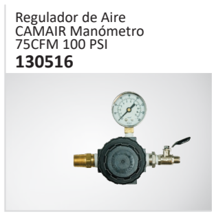 Regulador de AireCAMAIR Manómetro75CFM 100 PSI130516