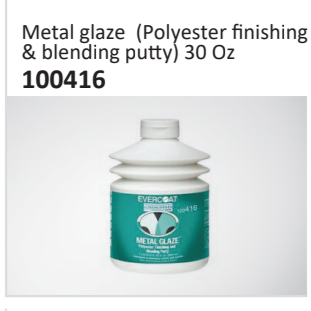 Metal glaze (Polyester finishing& blending putty) 30 Oz 100416