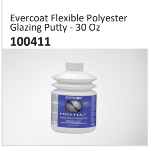 Polyester Glazing Putty 2.25 LB36 OZ100400 100411