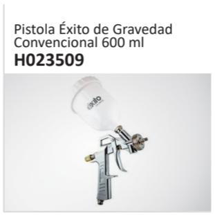 Pistola Éxito de GravedadConvencional 600 ml H023509