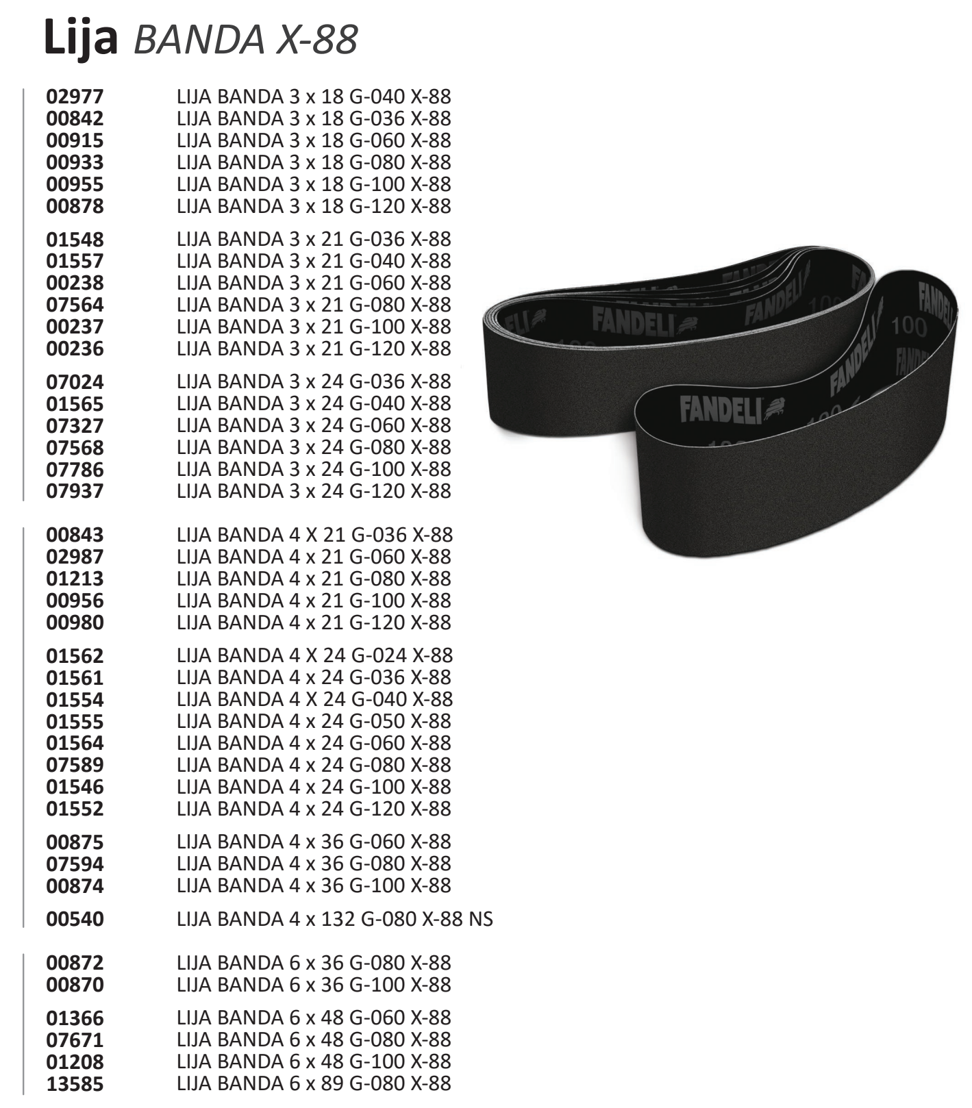 zz Lija BANDA X-88
