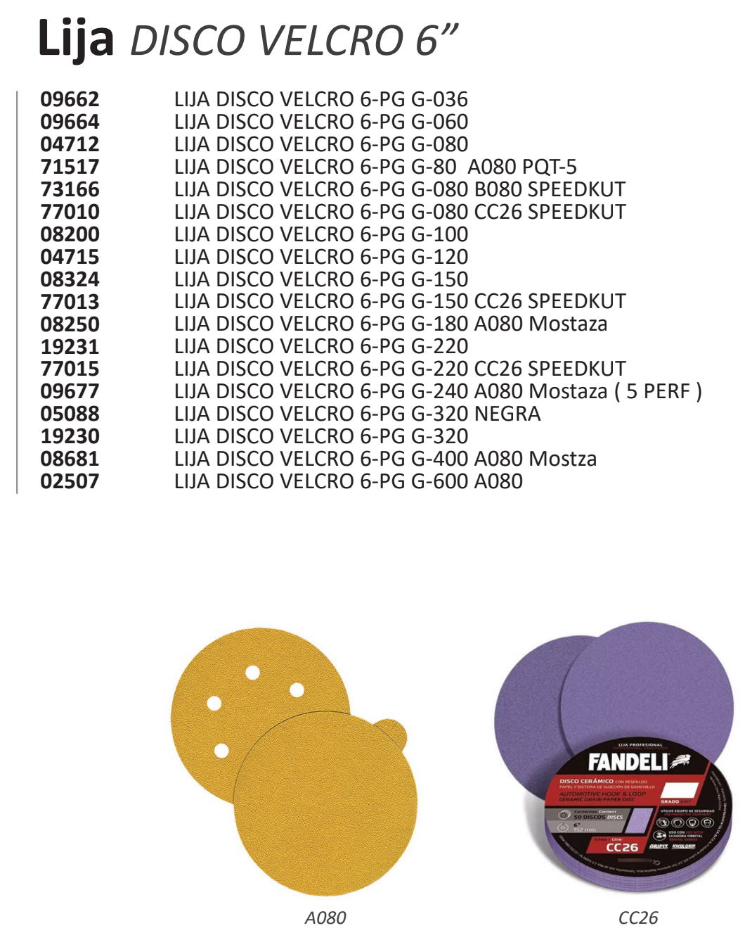 zz Lija DISCO VELCRO 6”