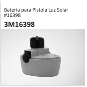 Batería para Pistola Luz Solar#16398 3M16398