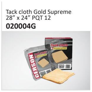 Tack cloth Gold Supreme28” x 24” PQT 12 020004G