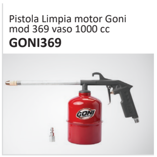 Pistola Limpia motor Gonimod 369 vaso 1000 ccGONI33000GONI369