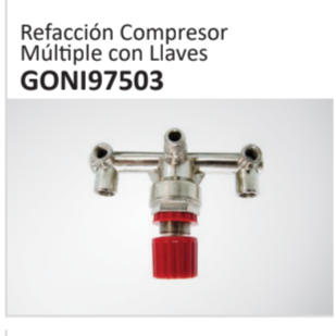 Refacción CompresorMúl??ple con Llaves GONI97503