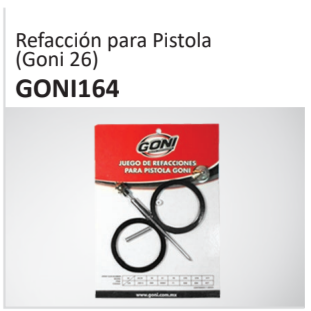 Refacción para Pistola(Goni 26) GONI164