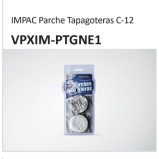 IMPAC Parche Tapagoteras C-12VPXIM-PTGNE1