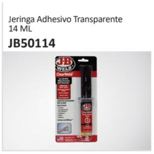 Jeringa Adhesivo Transparente14 ML JB50114