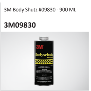 3M Body Shutz #09830 - 900 ML 3M09830