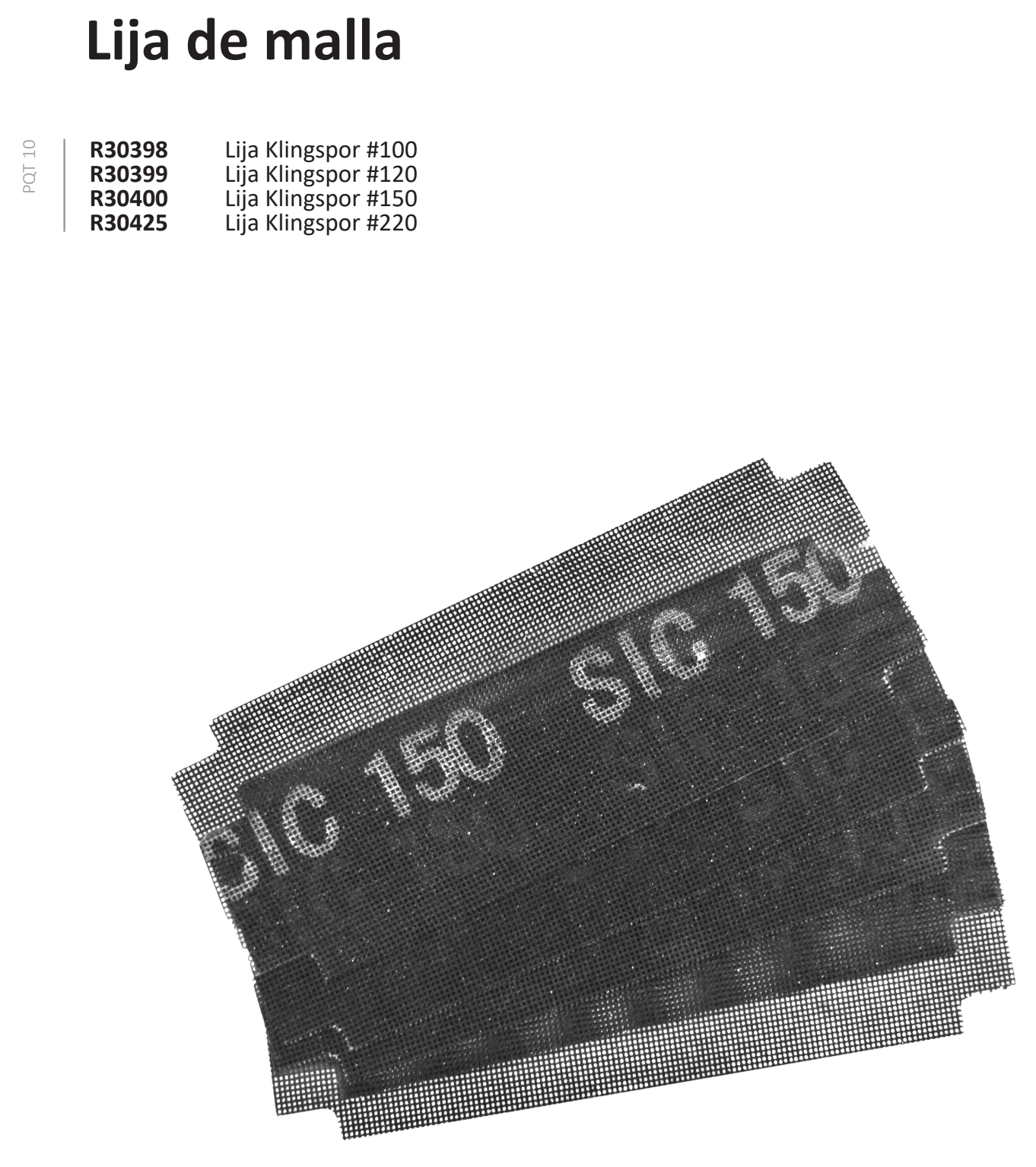 Lija de malla klingspor