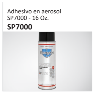 Adhesivo en aerosolSP7000 - 16 Oz.SP7000