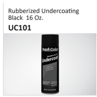 Rubberized Undercoating Black 16 Oz.UC101
