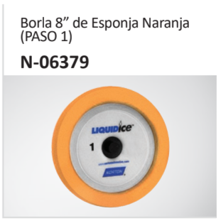 Borla 8” de Esponja Naranja (PASO 1) N-06379