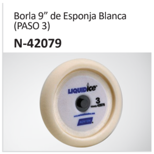 Borla 9” de Esponja Blanca(PASO 3) N-42079