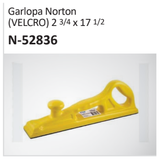 Garlopa Norton (VELCRO) 2 34 x 17 12 N-52836
