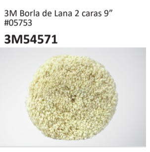 3M Borla de Lana 2 caras 9”#057533M54571