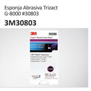 Esponja Abrasiva TrizactG-8000 #30803 3M30803