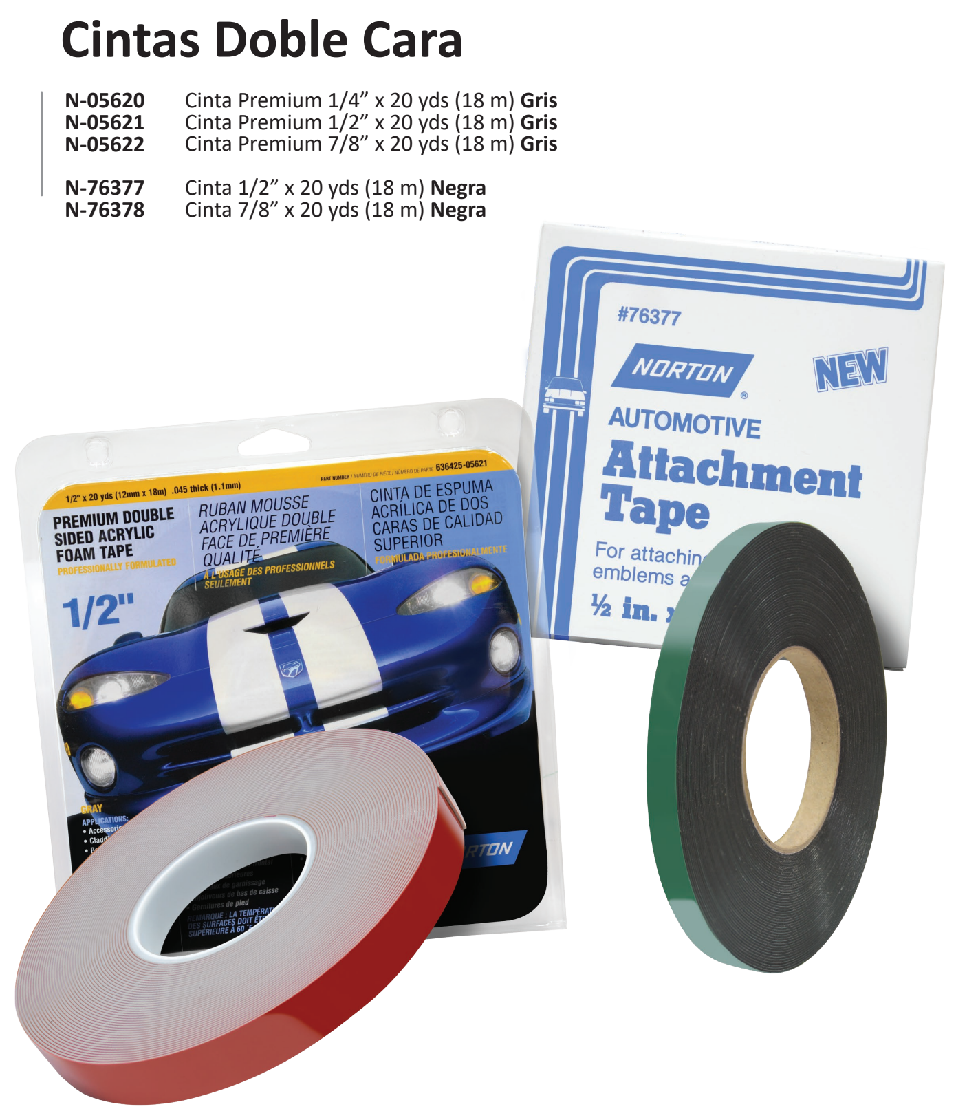 zz Cintas Doble Cara premium