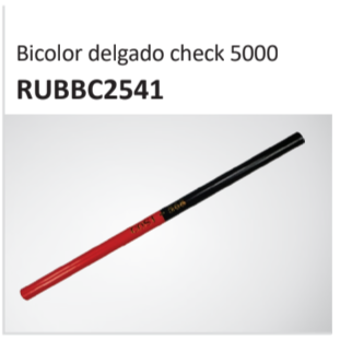 Bicolor delgado check 5000 RUBBC2541