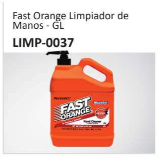 Fast Orange Limpiador deManos - GL LIMP-0037