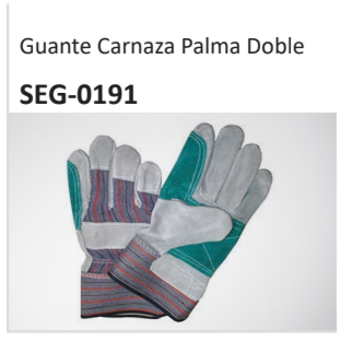 Guante Carnaza Palma Doble SEG-0191