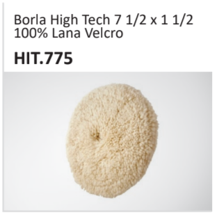Borla High Tech 7 12 x 1 12100% Lana VelcroHIT.775