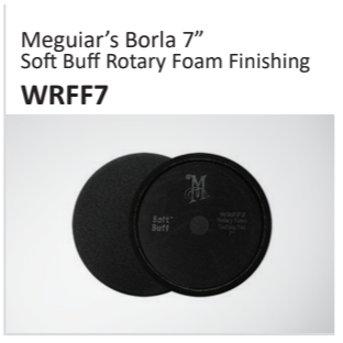 Meguiar’s Borla 7”Soft Buff Rotary Foam Finishing WRFF7