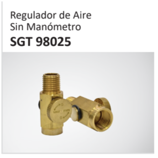 Regulador de AireSin ManómetroSGT 98025