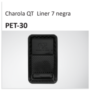 Charola QT Liner 7 negra PET-30